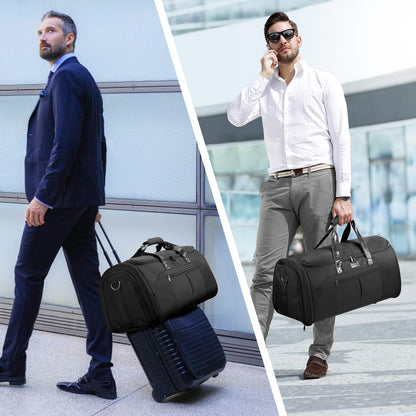 HOMIEE 2-in-1 Travel Duffle Bag with Shoe Compartment
