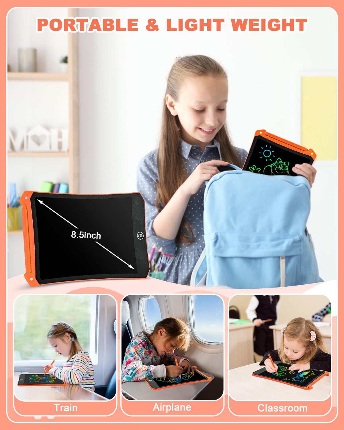 8.5 Inch LCD Writing Tablet for Kids