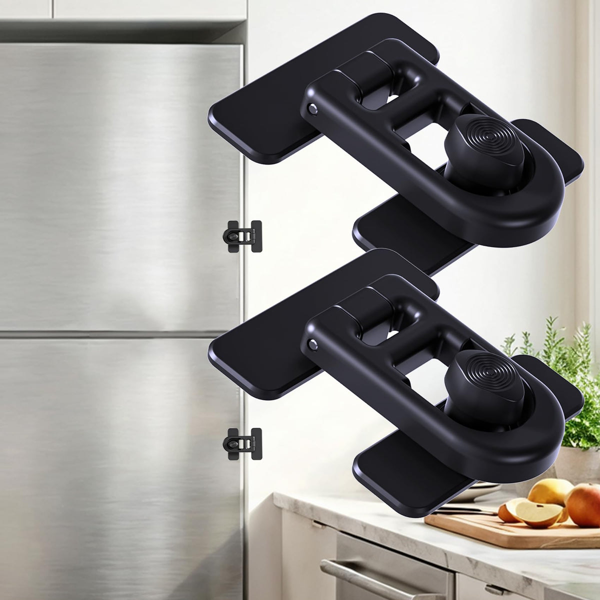 2 Pack Baby Proof Refrigerator Lock