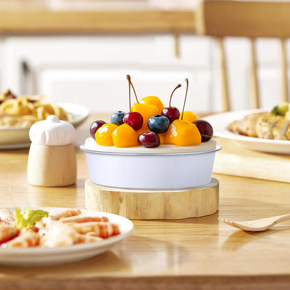 50 Pcs Aluminum Mini Tart Pans with Lids