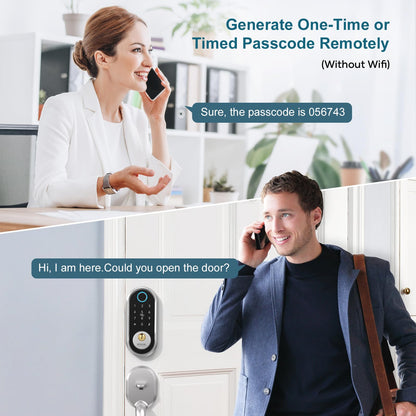 Smart Fingerprint Deadbolt Lock with Keypad