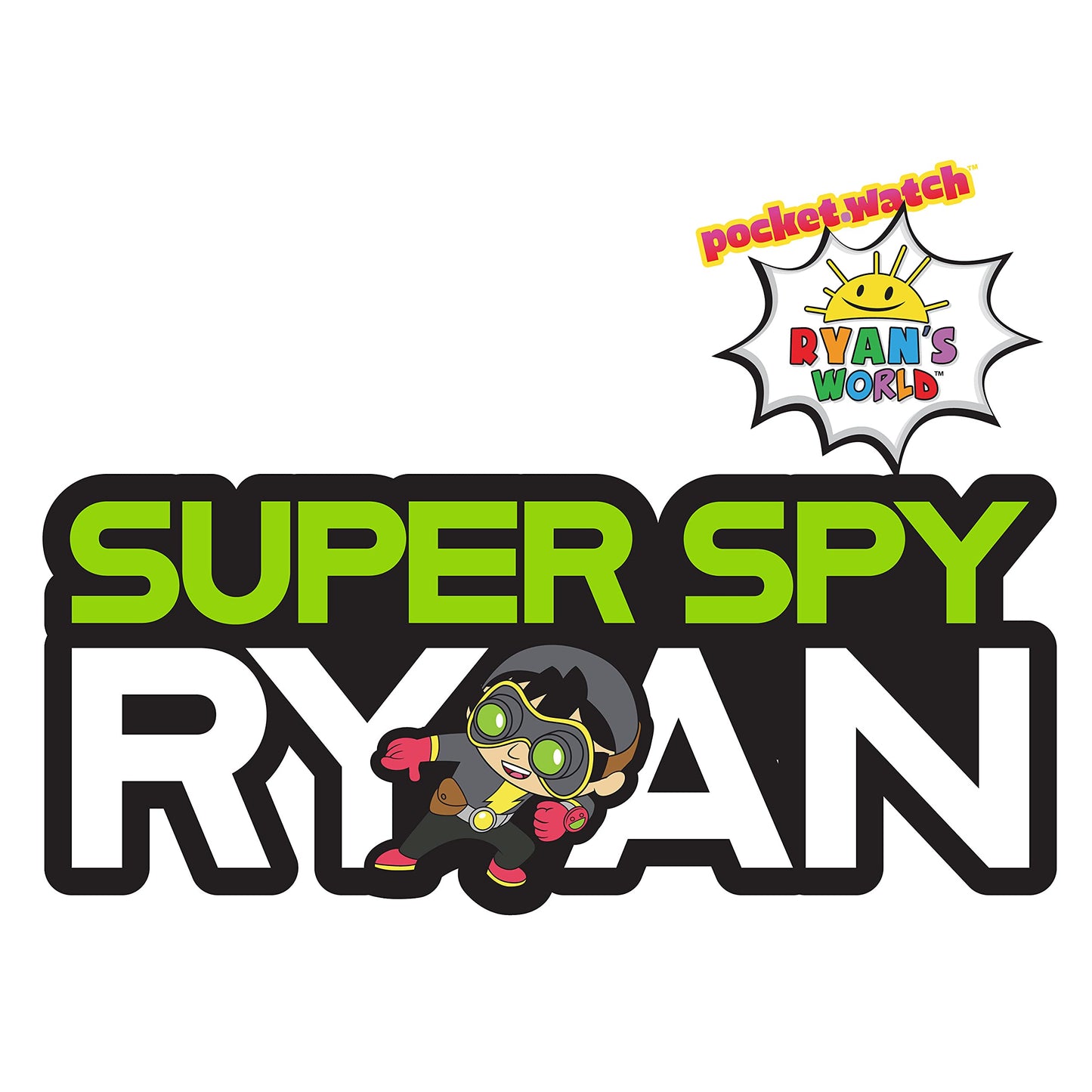 Ryan's World Super Spy Ryan Golden Console, 13 Surprises Inside, Spy Pen Uncovers Secret Images on the Box, Kids Toys for Ages 3 Up, Amazon Exclusive by Just Play