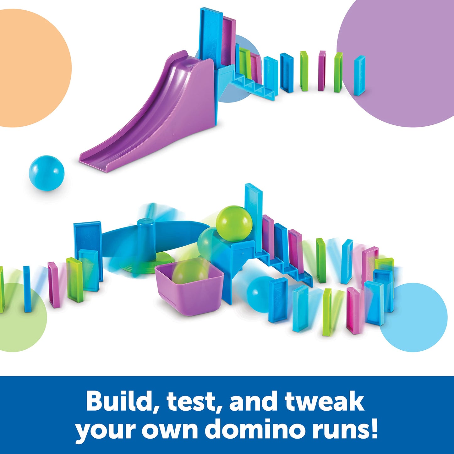 Learning Resources STEM Domino Action Set for Kids