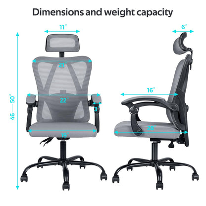 Ergonomic Mesh Office Chair with Lumbar Support