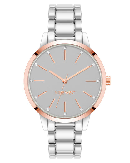 Nine West Crystal Accented Women's Bracelet Watch