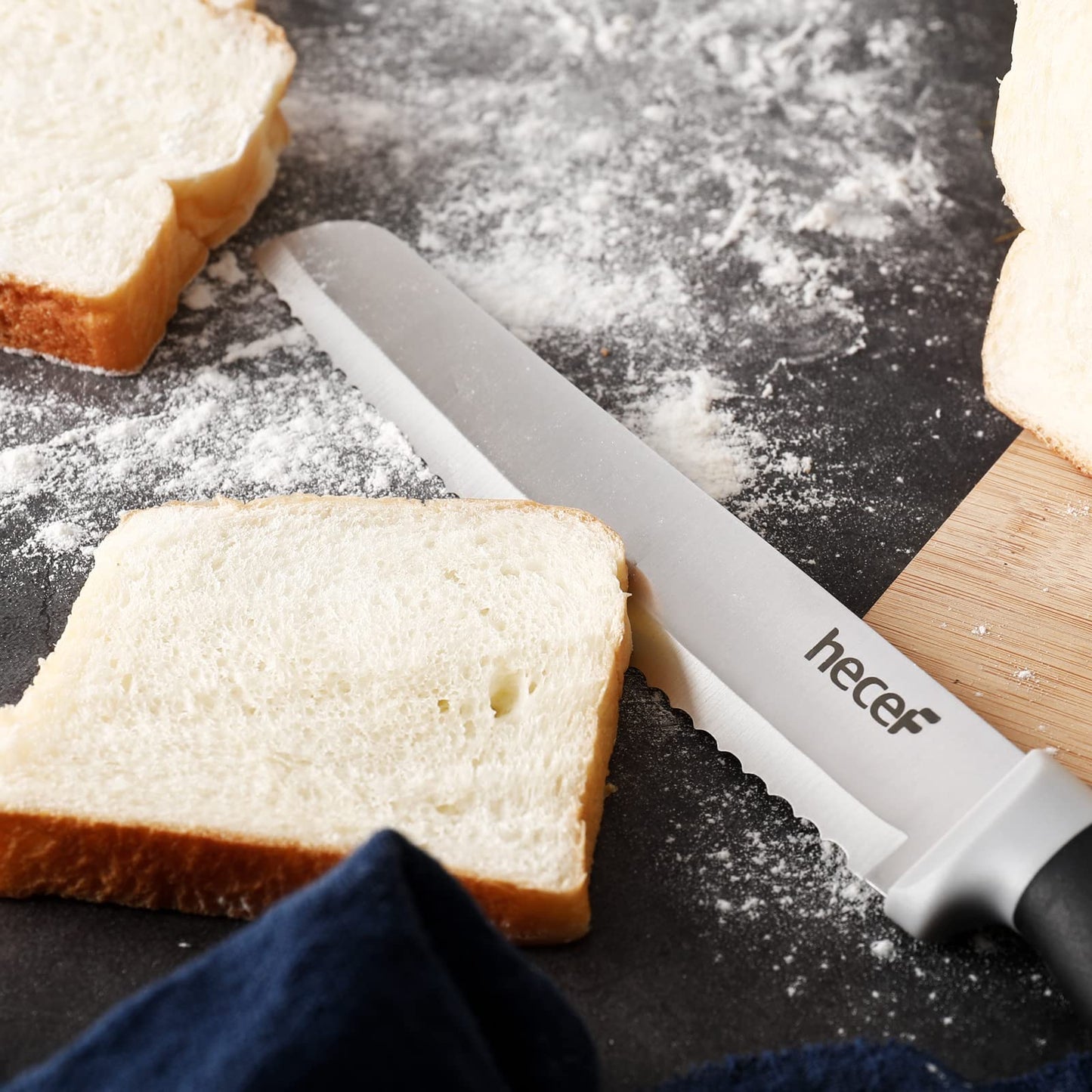 6-Piece Kitchen Knife Set with Block