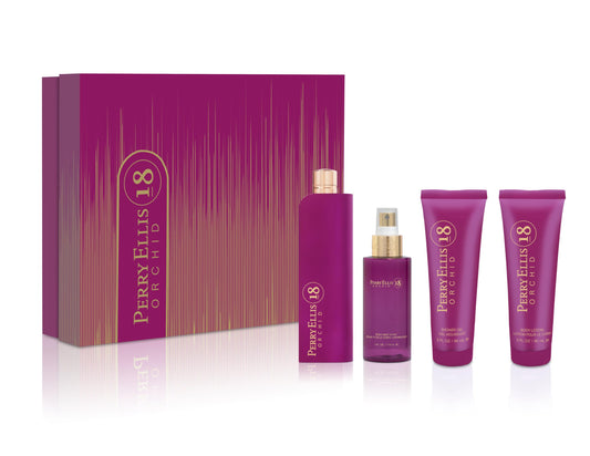 Perry Ellis 18 Orchid Women's Gift Set 4-Piece