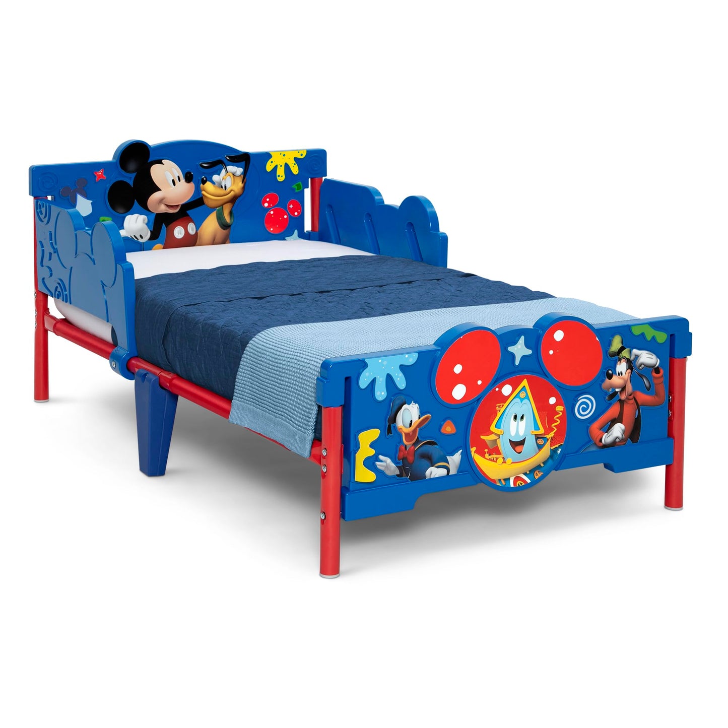 Delta Children Mickey Mouse 3D Toddler Bed, Blue