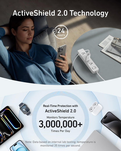 100W Anker Foldable Type C Charger with Cable
