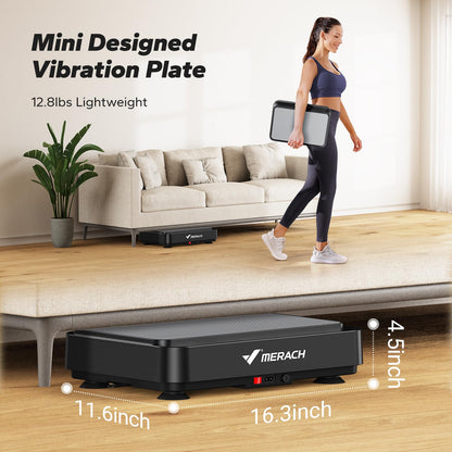 MERACH Mini Vibration Plate Exercise Machine