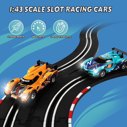 Slot Car Race Track Set for Kids