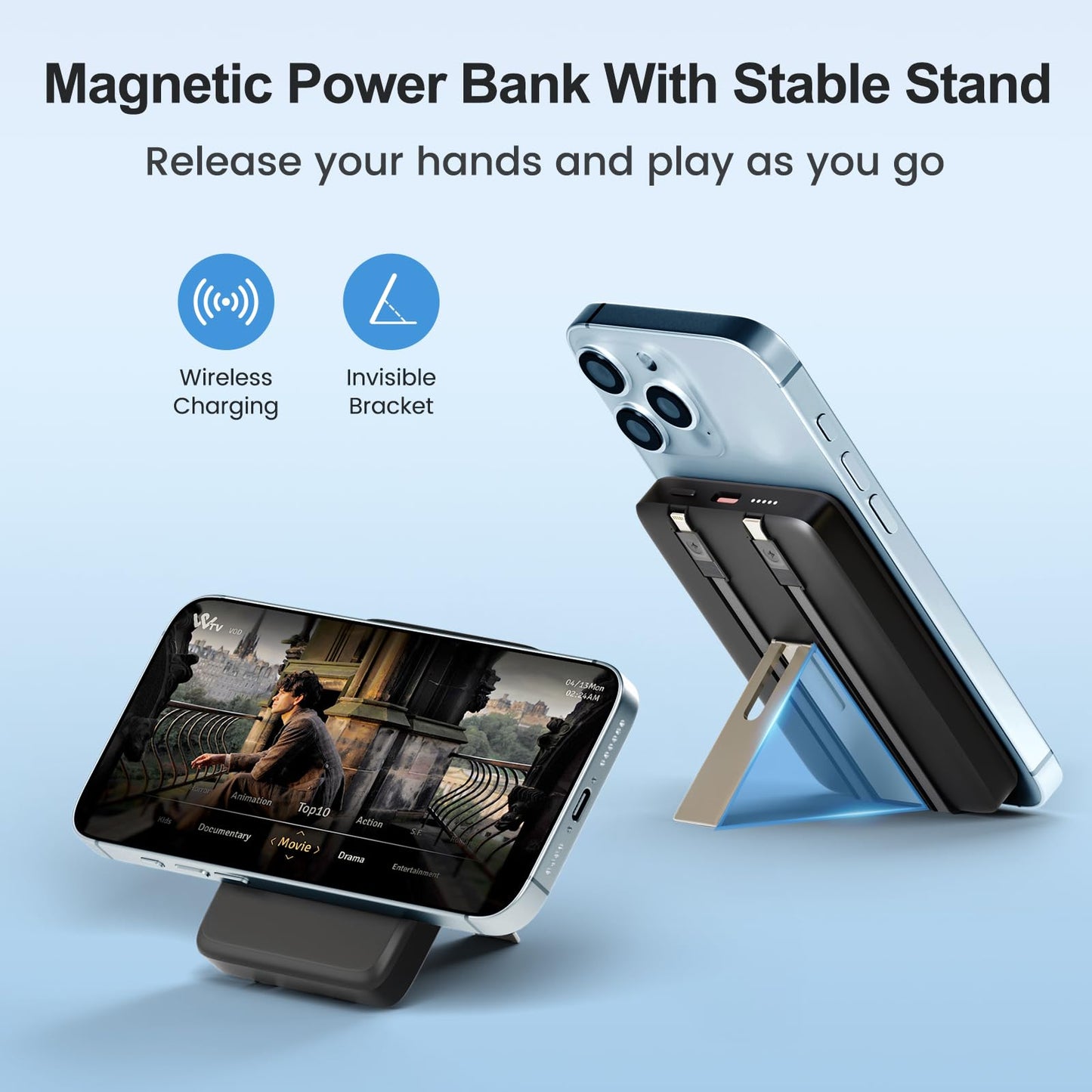 10000mAh Mag-Safe Portable Charger by VOL2GO