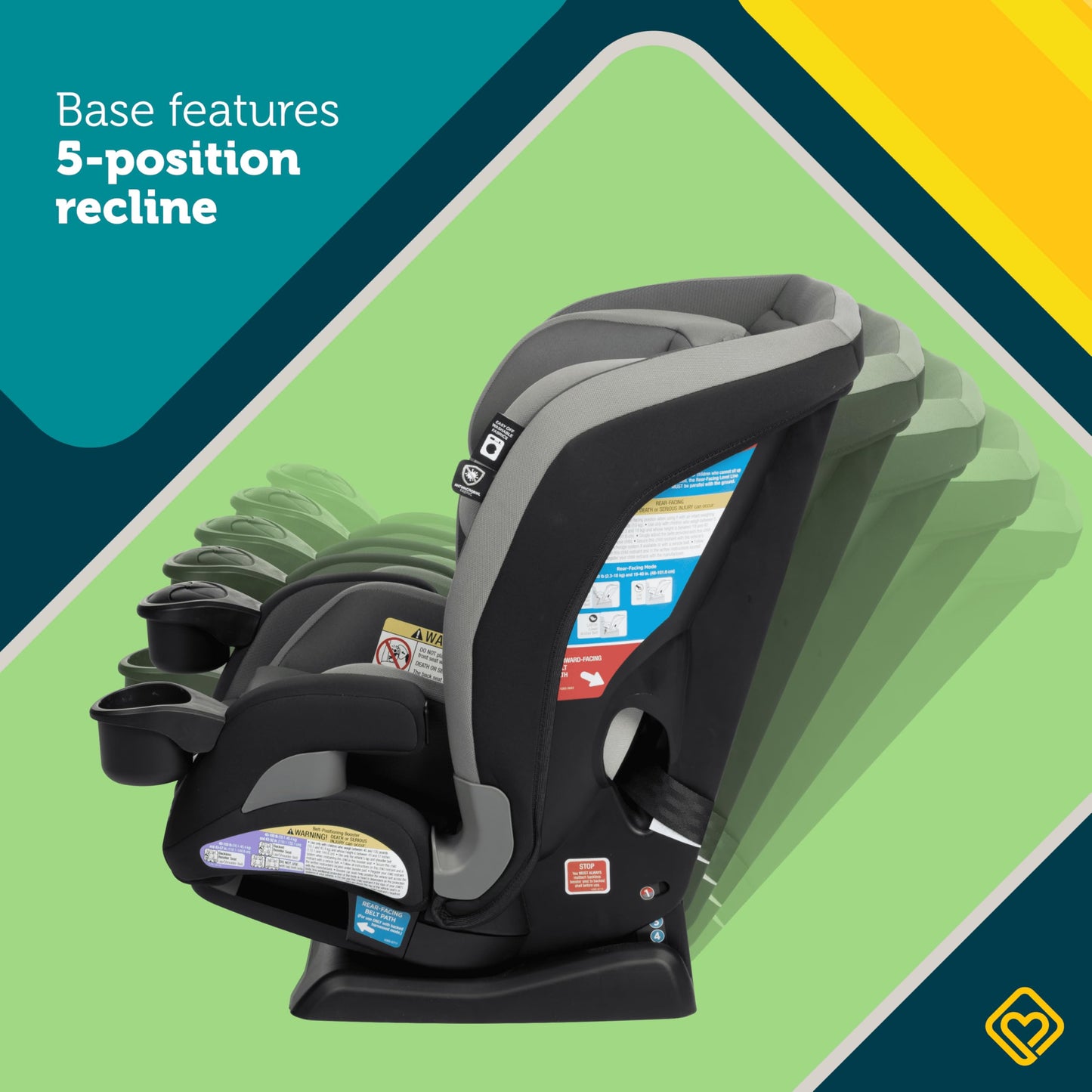 Safety 1st Everslim 4-in-1 Convertible Car Seat