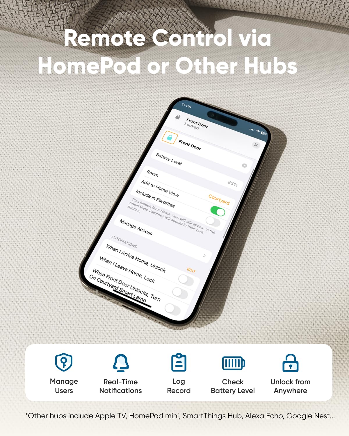 eufy Smart Lock, Keyless Entry Wi-Fi Deadbolt