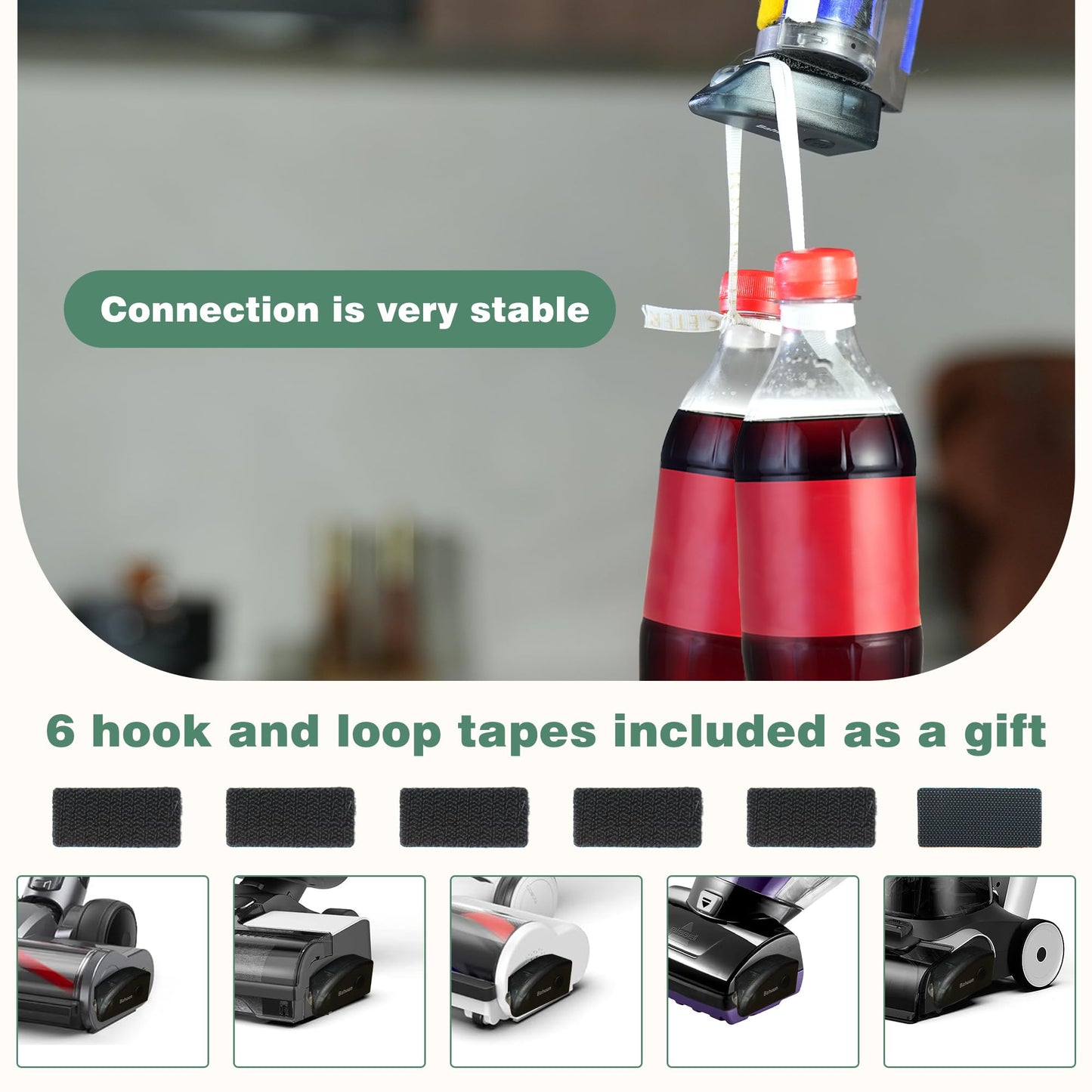 Vacuum Cleaner Attachment with Dust Illumination Light