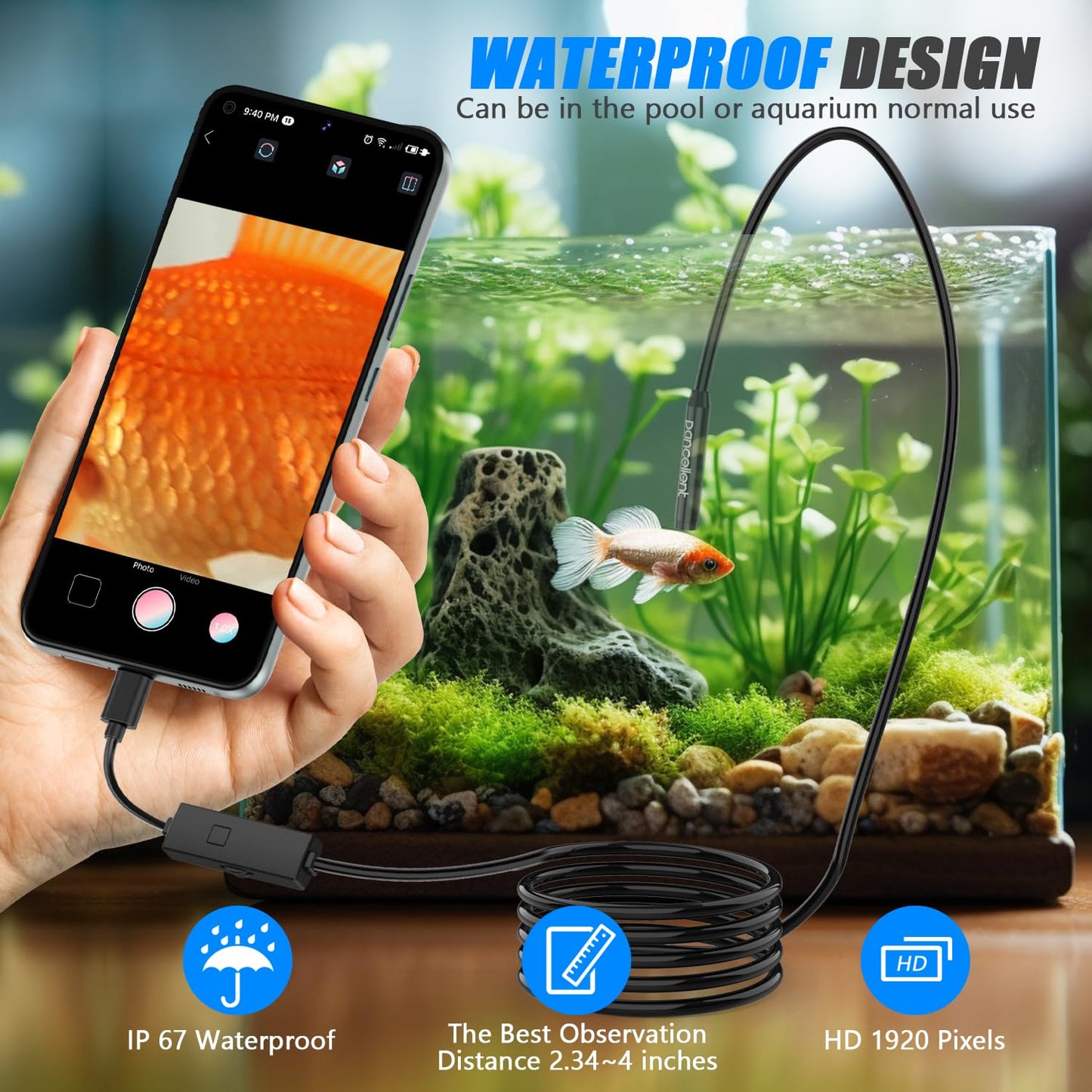 1920P Inspection Borescope for iOS and Android