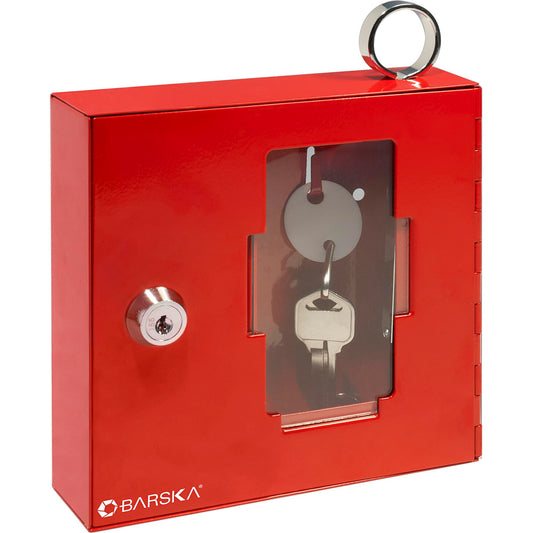 BARSKA Small Breakable Emergency Key Box, Red