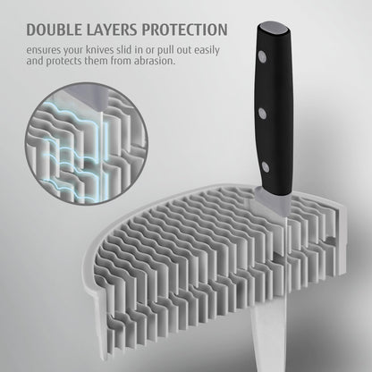 6-Piece Kitchen Knife Set with Block