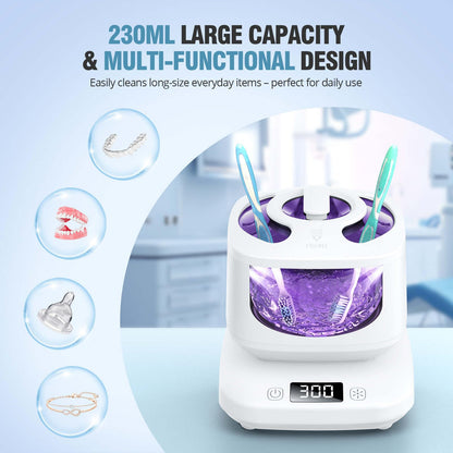 Ultrasonic Retainer Cleaner with Digital Timer