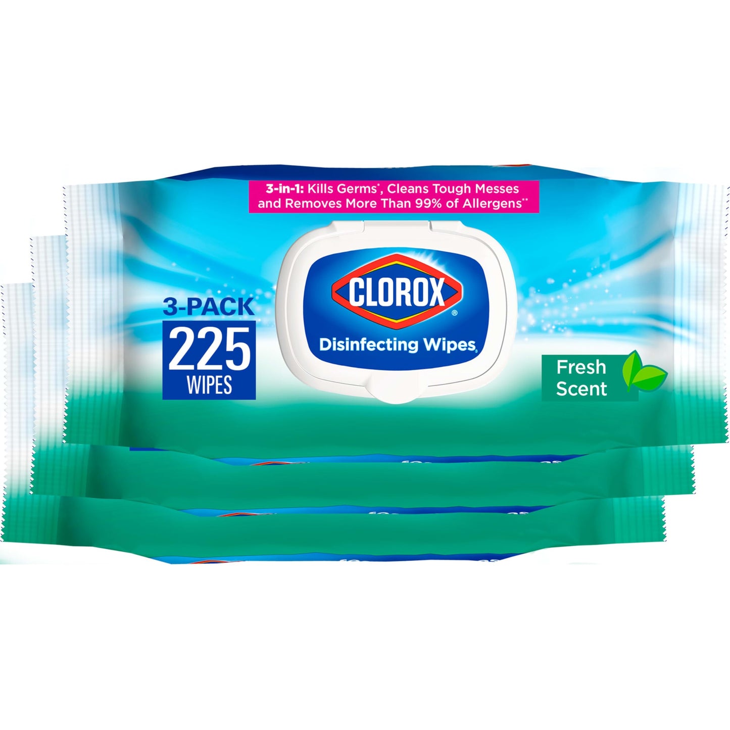 Clorox Bleach Free Disinfecting Wipes, 75 Count