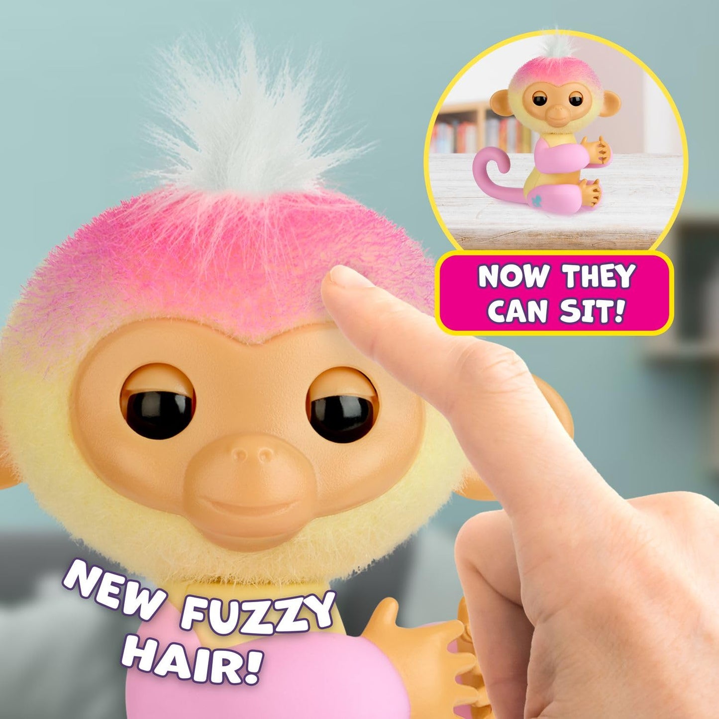 Fingerlings Interactive Baby Monkey Playset with Accessories