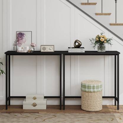 HollyHOME Slim Console Table for Hallway Entryway