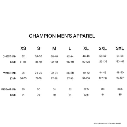 Champion Men's Powerblend Fleece Hoodie Sweatshirt
