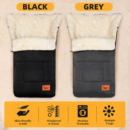 Winter Baby Stroller Footmuff, Fleece Sleeping Bag