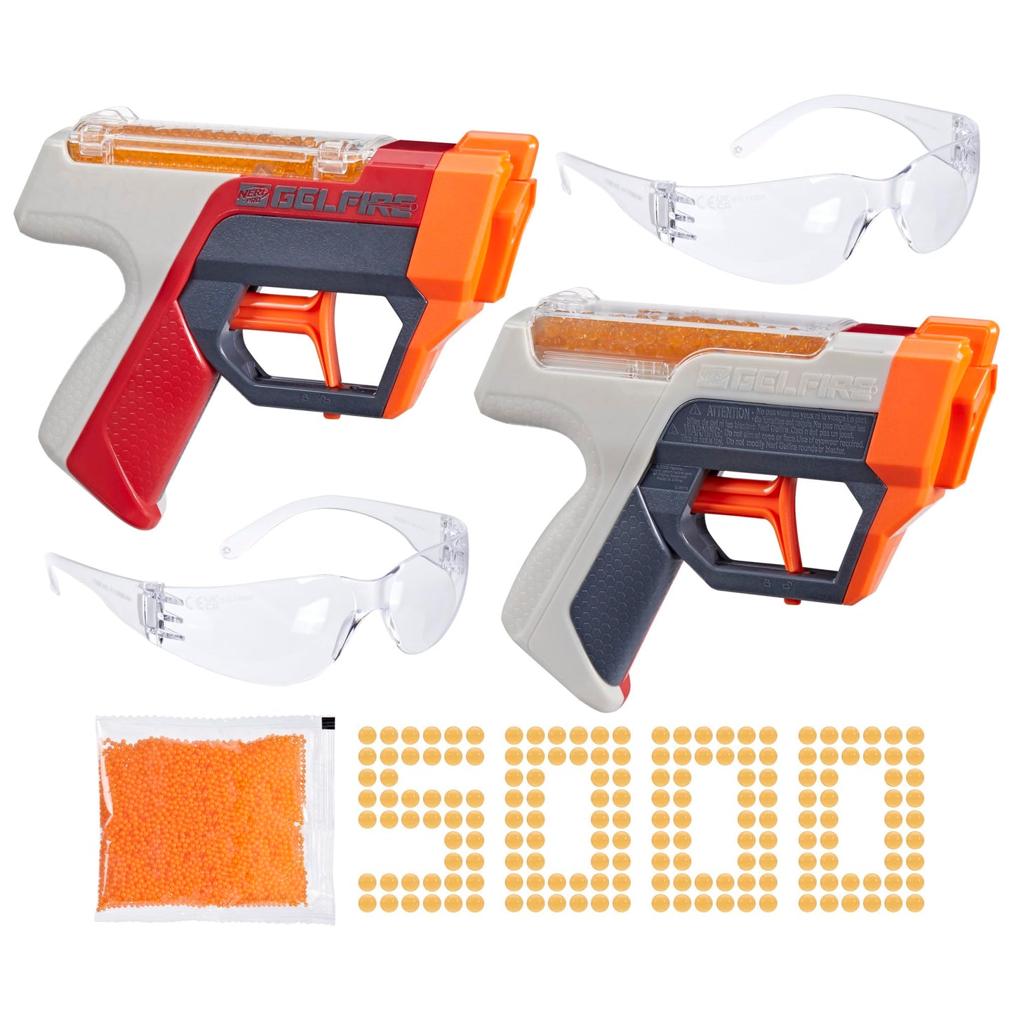 Nerf Gelfire Dual Wield Blaster Pack with Rounds