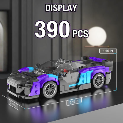 476-Piece Super Sports Car Building Set