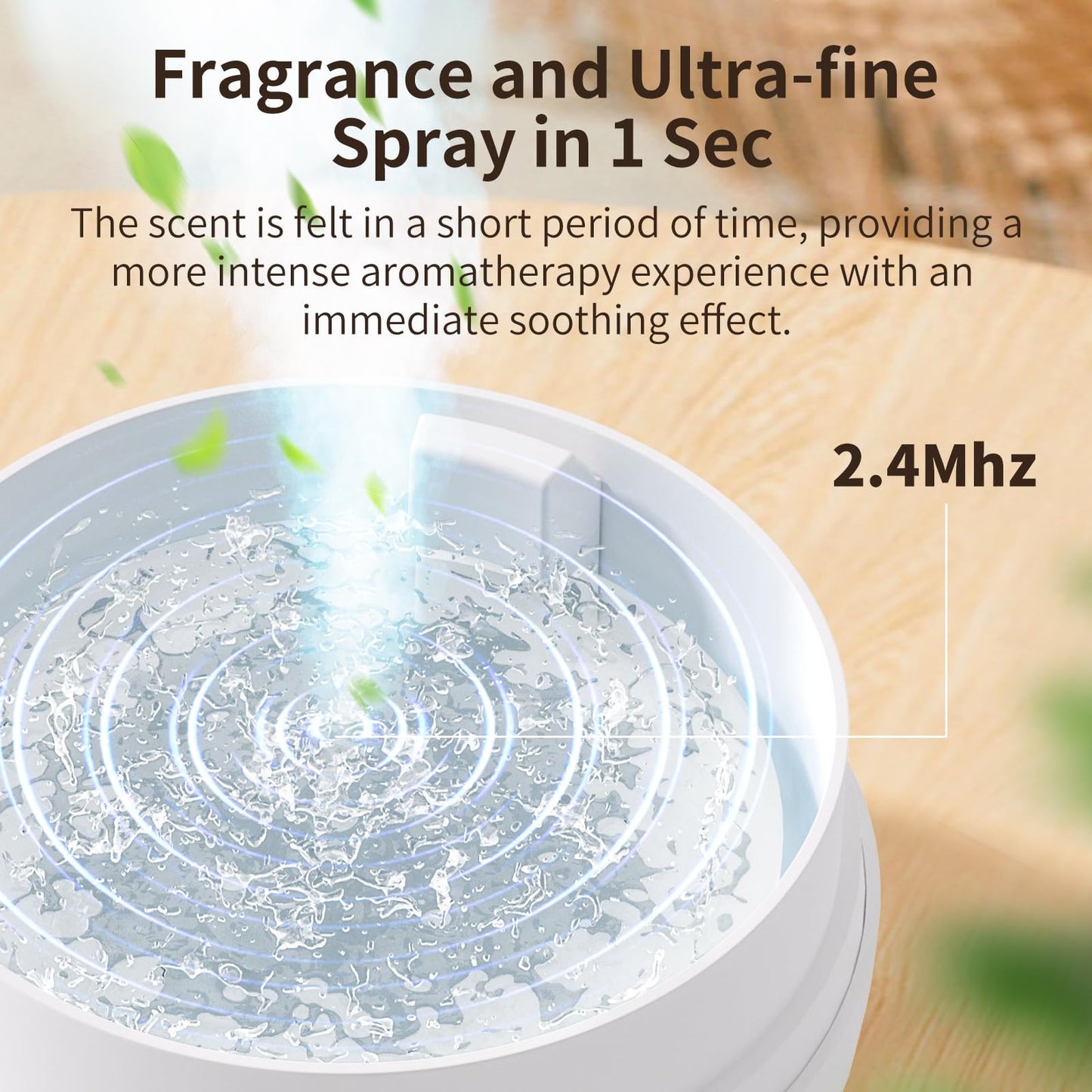 Ultrasonic Essential Oil Diffuser with LED Colors