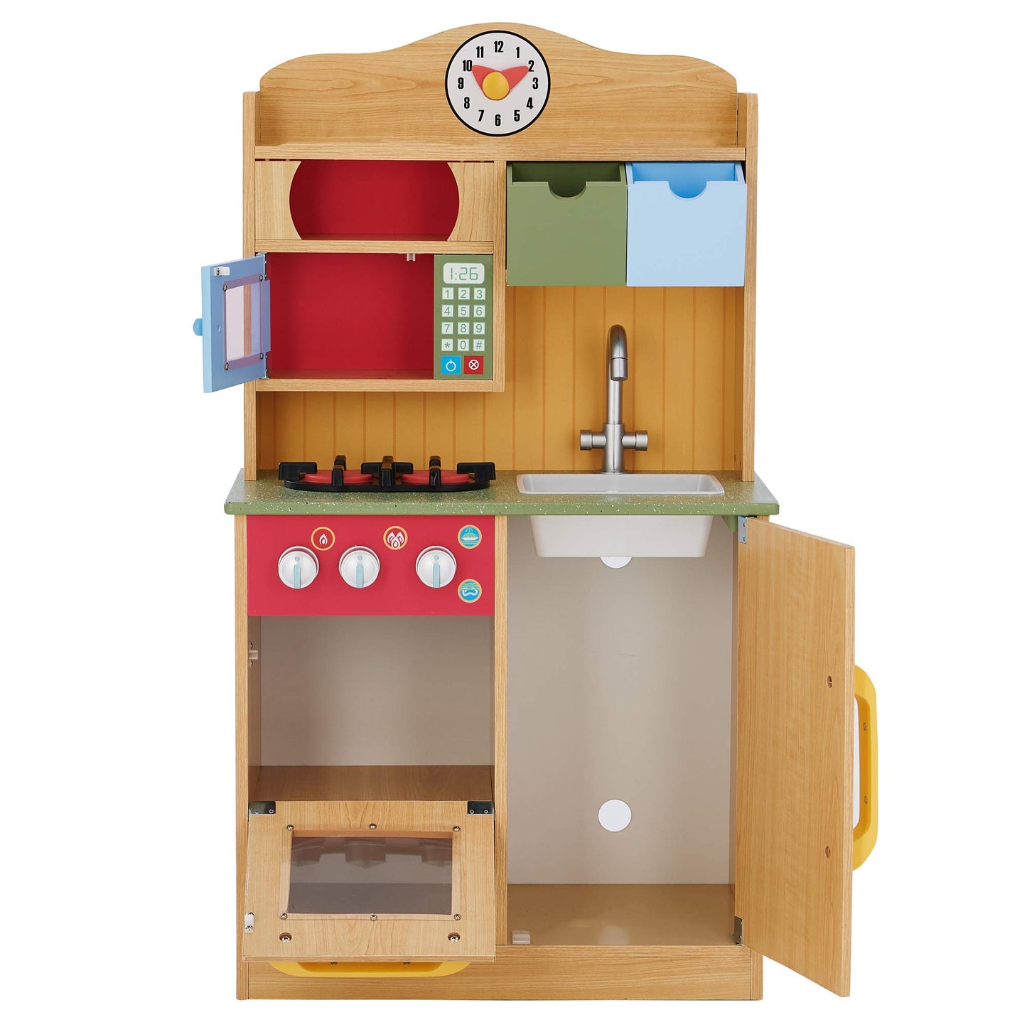 Teamson Kids Interactive Wooden Play Kitchen