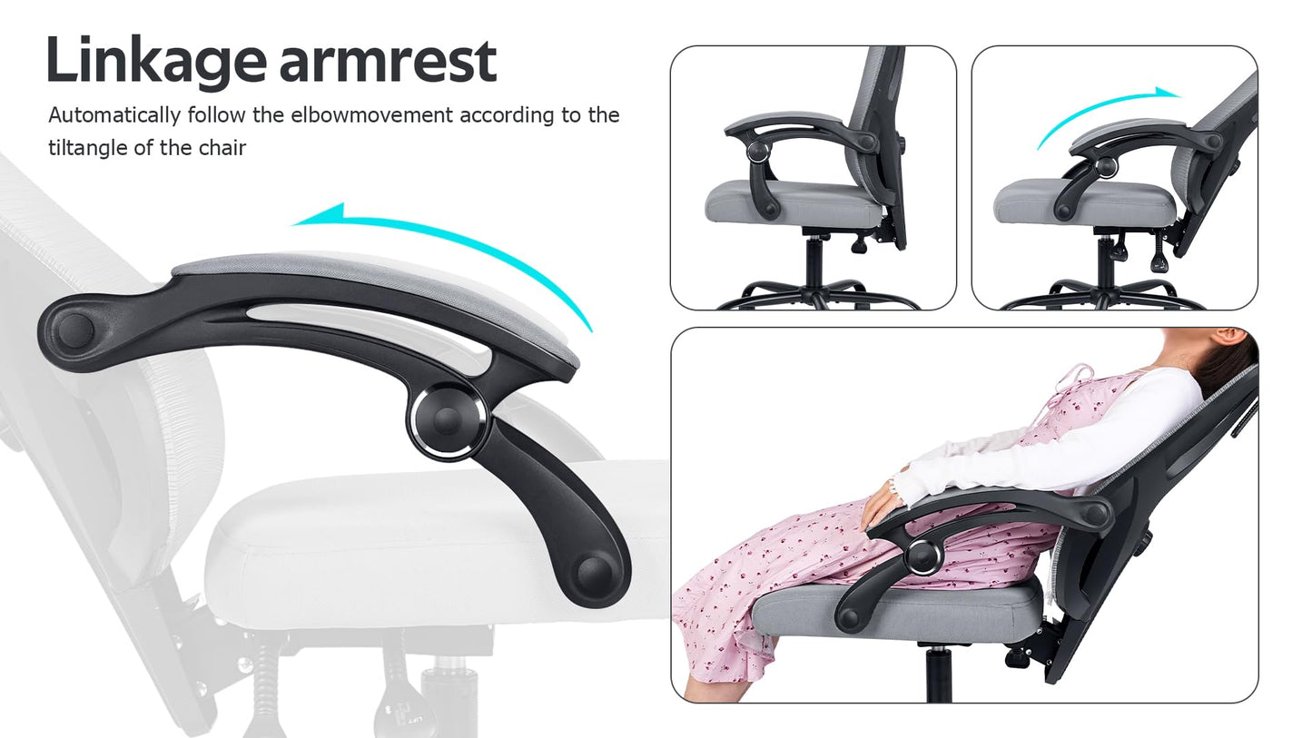 Ergonomic Mesh Office Chair with Lumbar Support