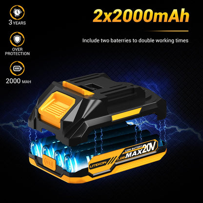 6 Inch Mini Electric Chainsaw with Batteries