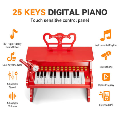 Kids Digital Piano Keyboard - Educational Musical Toy