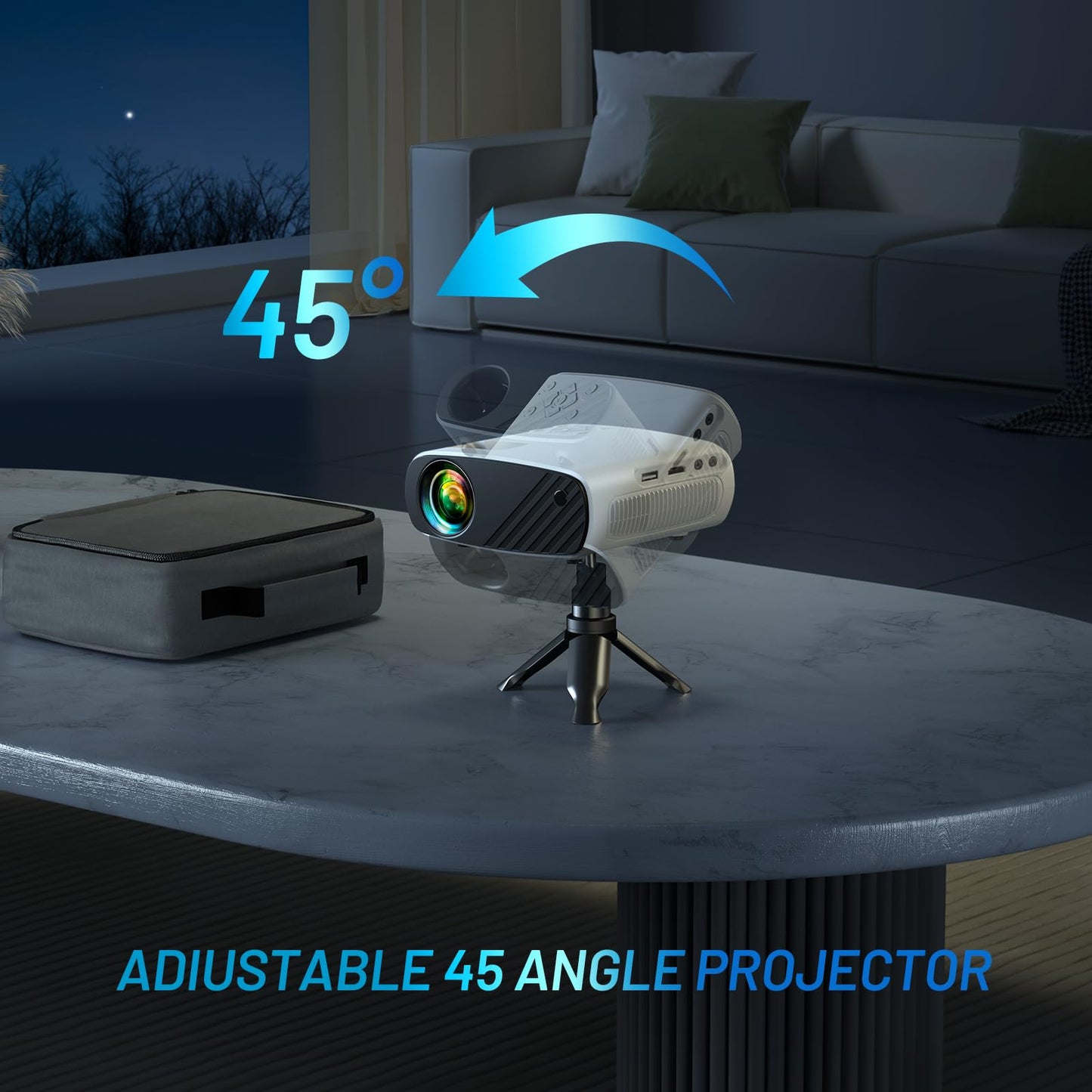 ELEPHAS Mini 1080P HD Portable Projector