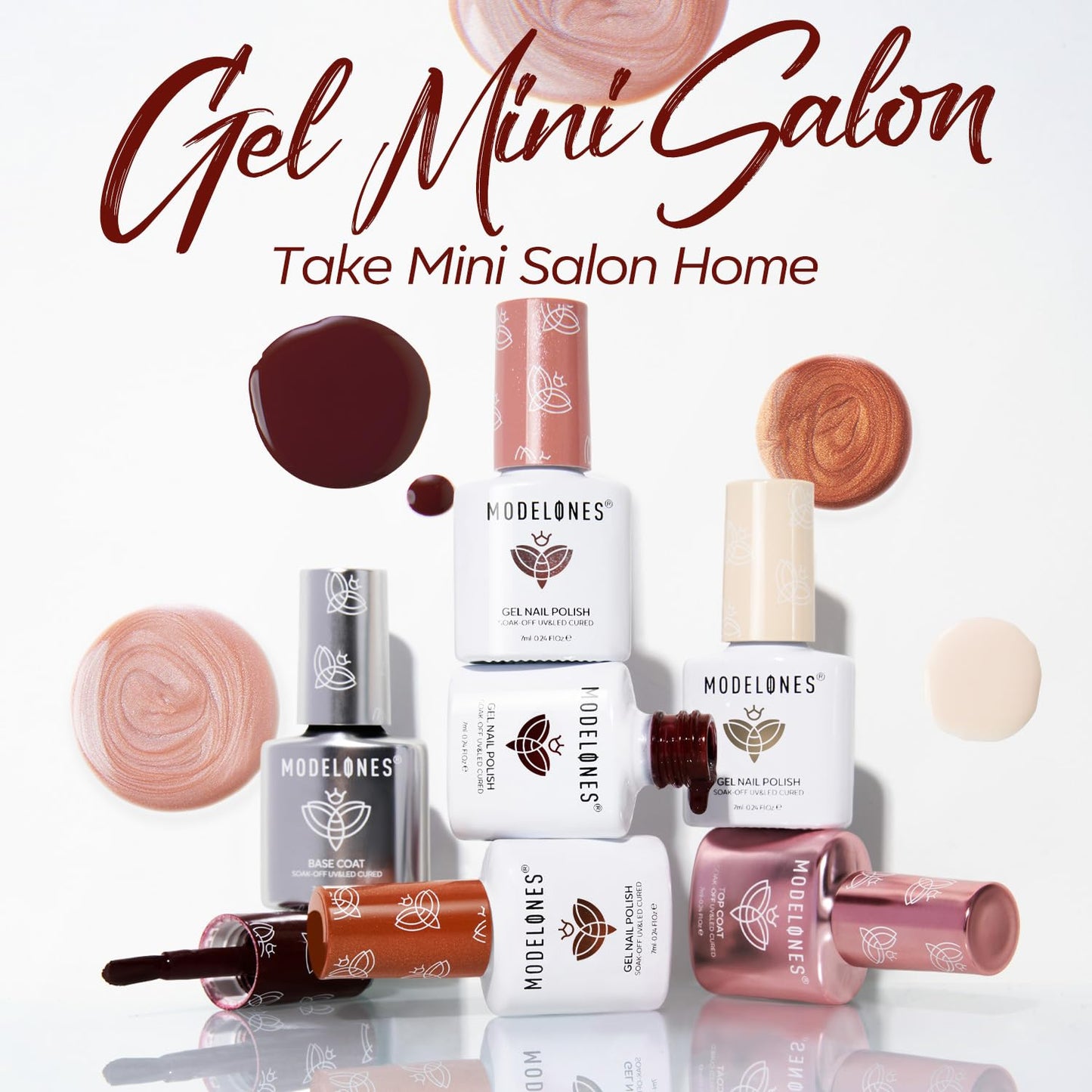 Gel Nail Polish Kit with UV Light & Accessories