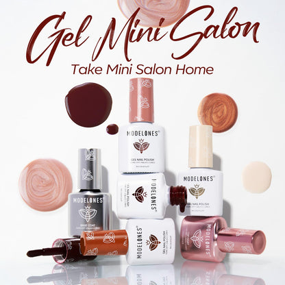 Gel Nail Polish Kit with UV Light & Accessories