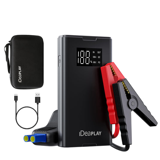 IDEAPLAY 1500A Portable Car Battery Jump Starter