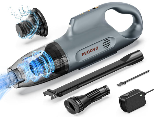 PEGOVO Cordless Handheld Car Vacuum Cleaner
