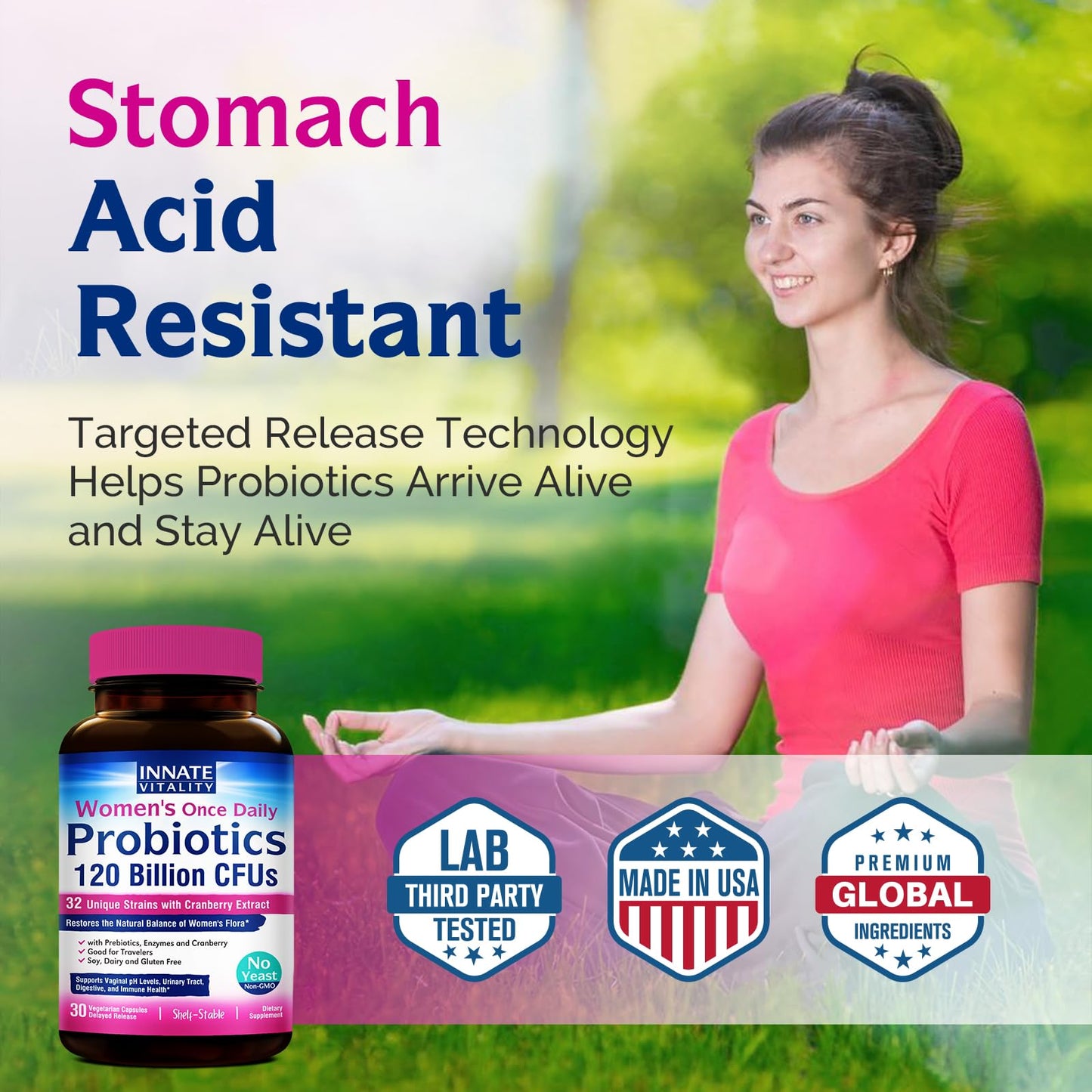 Women’s Probiotics 120 Billion CFU Innate Vitality
