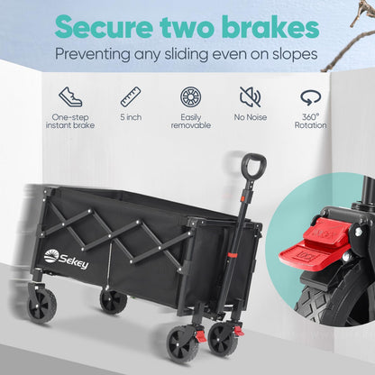 Sekey Collapsible Wagon Cart for Easy Transport