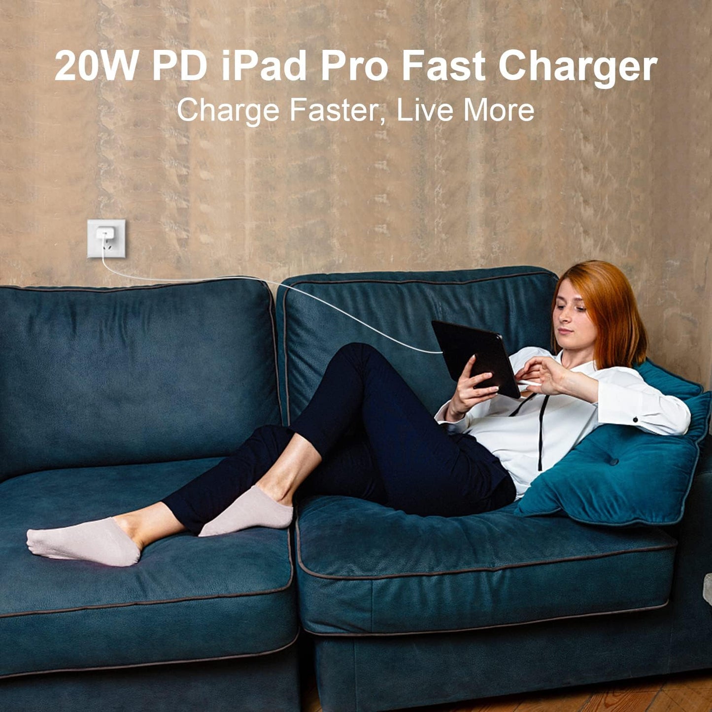 wamaxlink iPhone 15 Charger Fast Charging, 3 Pack PD 20W USB C Wall Charger Block with 6FT USB C to USB C Fast Charging Data Sync Cable Cord for iPhone 15/15 Plus/15 Pro/15 Pro Max, iPad Pro/Air/Mini