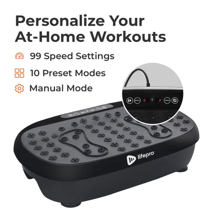 LifePro Vibration Plate for Muscle Toning & Recovery