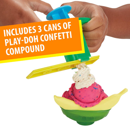 Play-Doh Ice Cream Party Set with Tools & Colors