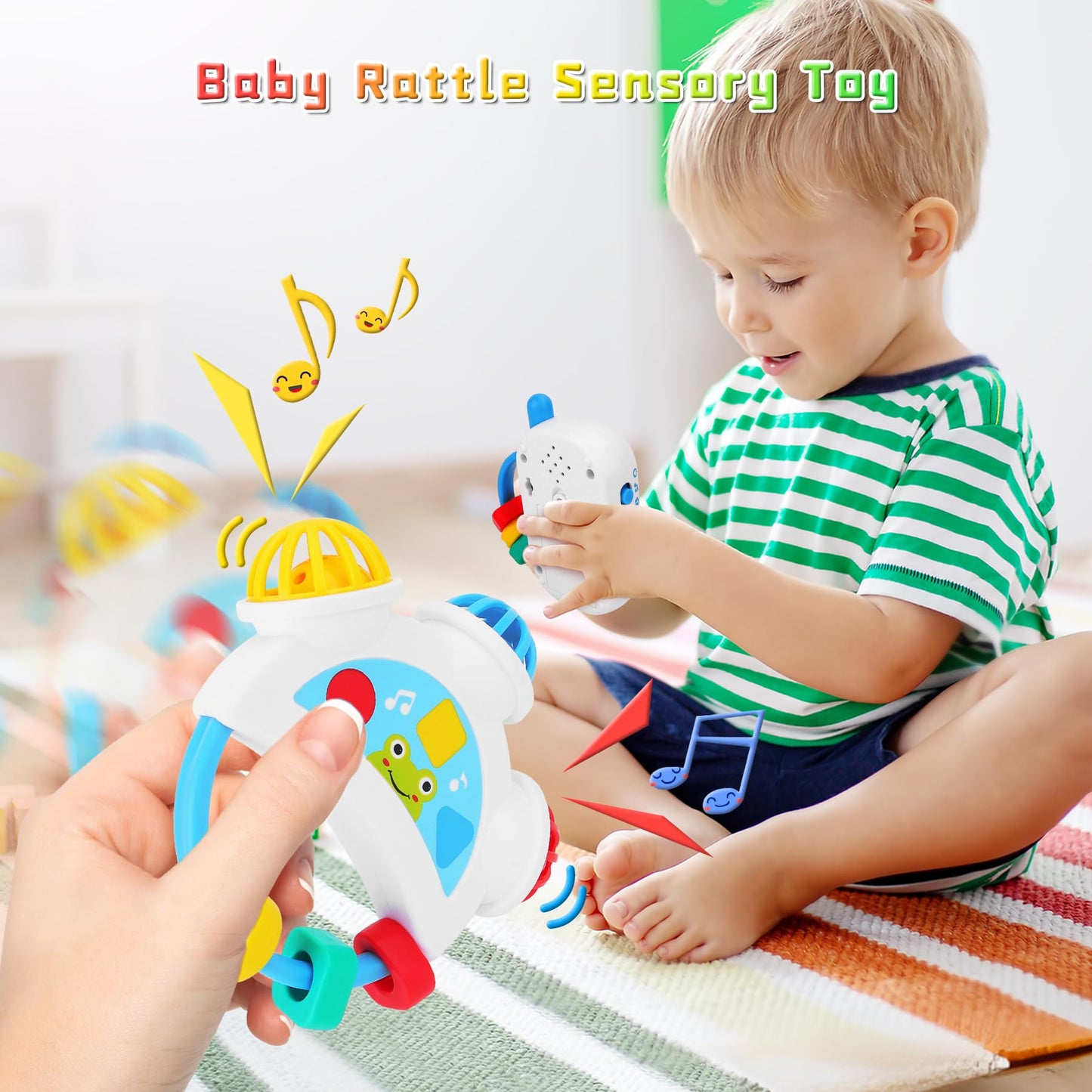 Baby Rattle Teething Toys - 5PCS Infant Set