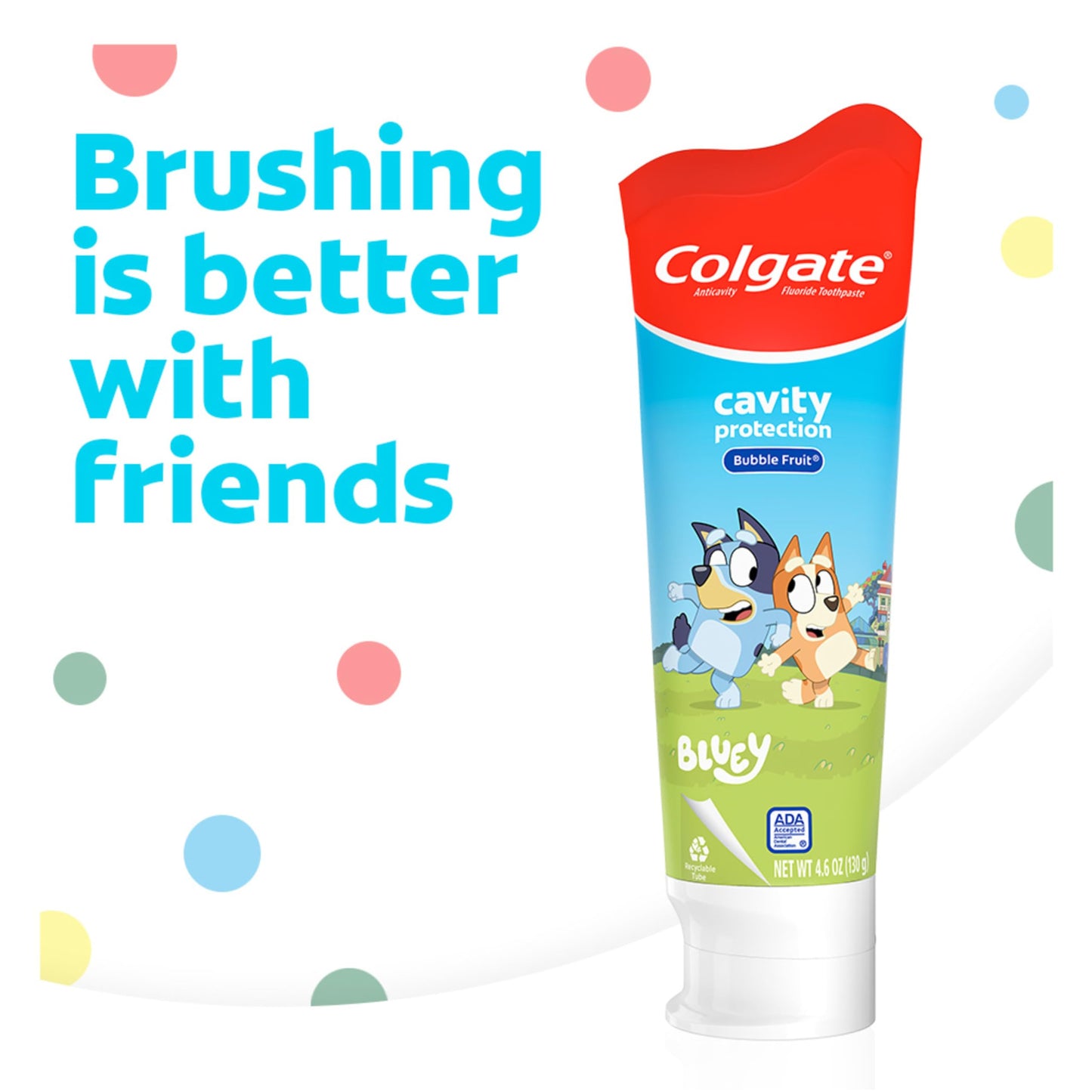 Colgate Kids Fluoride Toothpaste, Mild Fruit Flavor