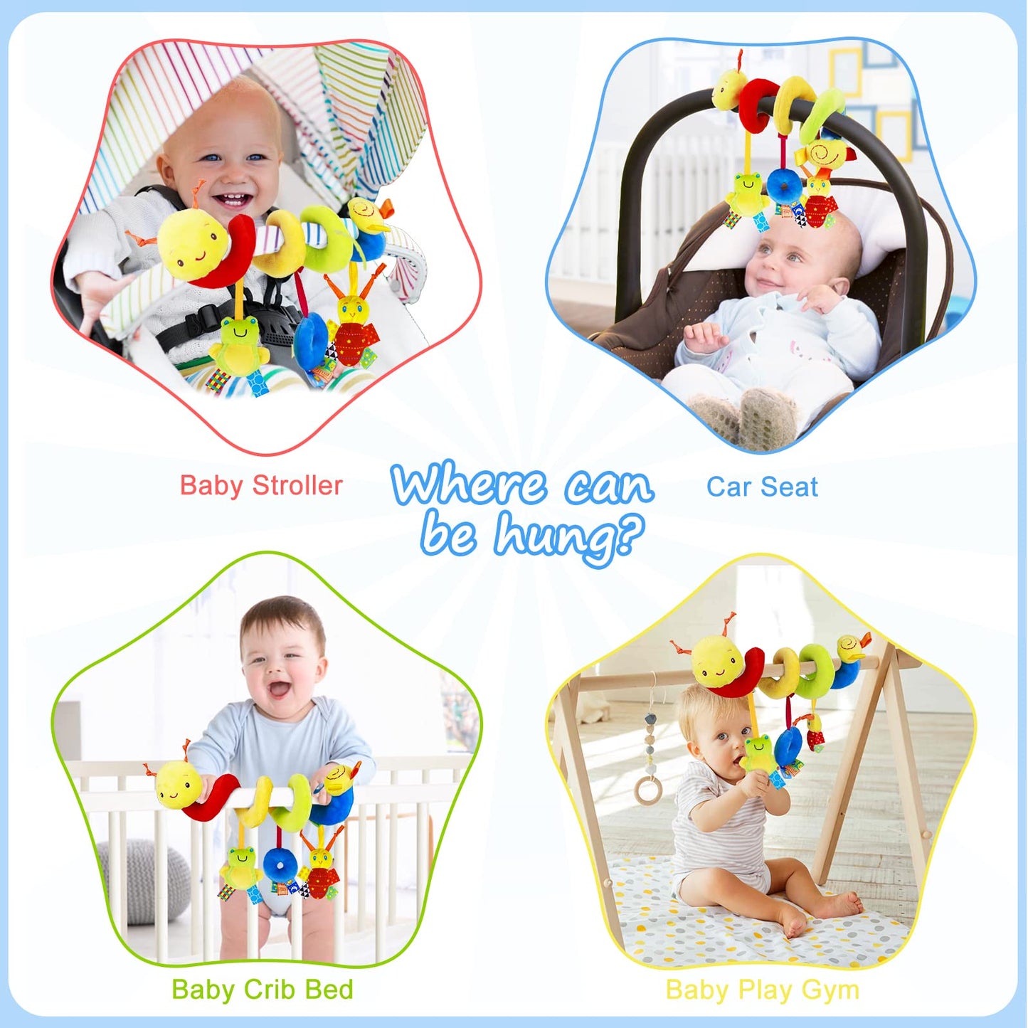 FPVERA Baby Car Seat & Stroller Toy