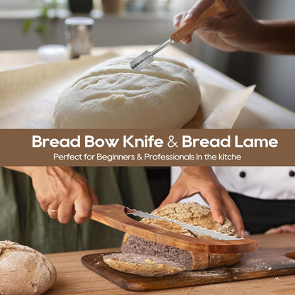 Mooues Double Serrated Bread Knife Set