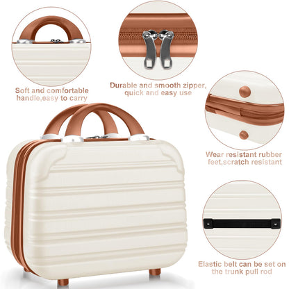 2 Piece Carry On Luggage Set with Spinner Wheels